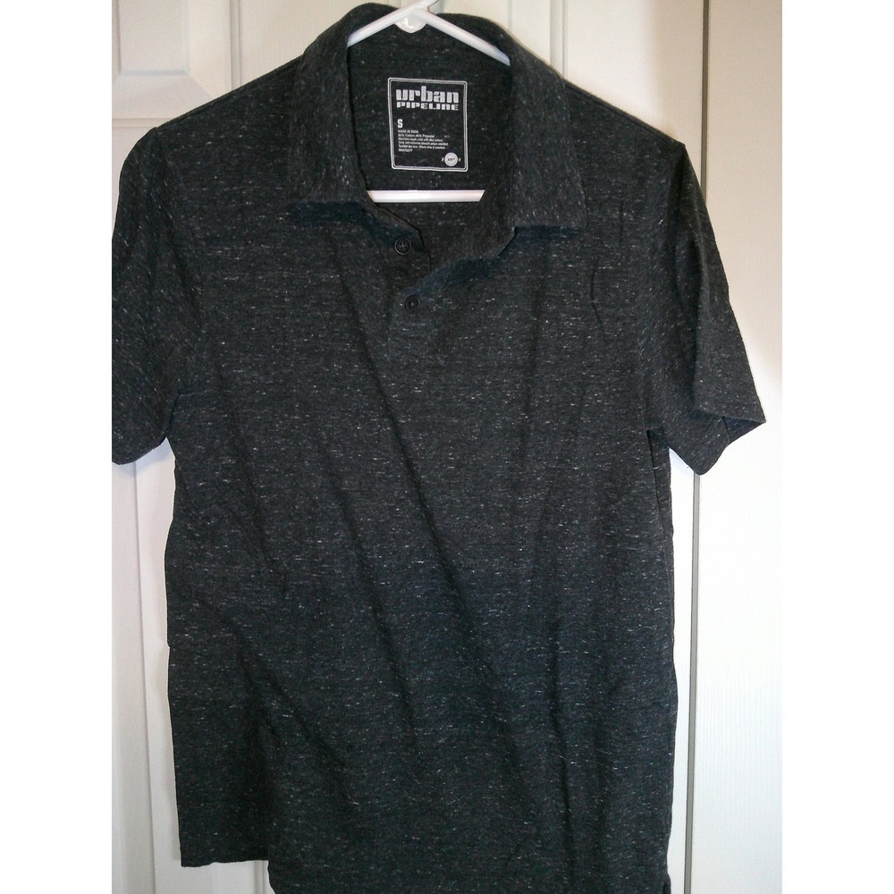 Urban Pipeline Polo‎ Shirt Heathered Casual Short Sleeve Top Mens Size S
